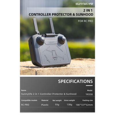 ZP Remote Control Hood Sunshade Screen Protector Protective Cover Compatible For Dji Mini 3 Pro / Mavic 3