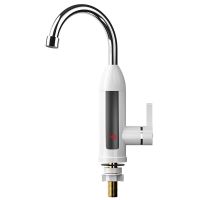 Household Quick Steel Electric Faucet Three-Second Quick-Heating Faucet, Dual- for Cold and Hot Use EU Plug