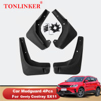 TONLINKER Mudguard For Geely Coolray SX11 2020 2021 Mud Flaps Mudguards Splash Guards Fender Car Mudflaps 4Pcs Car Accessories