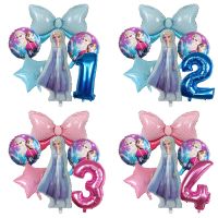 【DT】hot！ 1Set Birthday Decorations Foil Balloons Bow 30inch Number Ballon Baby Shower Gifts Globos