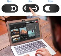 Webcam Cover Shutter Magnet Slider Plastic Camera Cover for Tablet Web Laptop Pc Camera Mobile Phone es Privacy Sticker