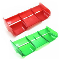 2pcs 1:8 Buggy RC Cars RC Plastic Nylon Tail Wing For 1/8 Scale Nitro Electric Powered Off Road BuggyTruck Remote - Red &amp; Green