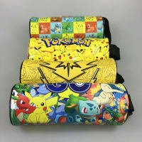 Pokémons หนัง PU การ์ตูนกรณีดินสออะนิเมะมัลติฟังก์ชั่รอบกรณีดินสอนักเรียนเครื่องเขียนถุงเก็บกระเป๋าดินสอ