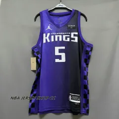Nike Youth Sacramento Kings Domantas Sabonis #10 Purple Swingman Jersey, Boys', Medium