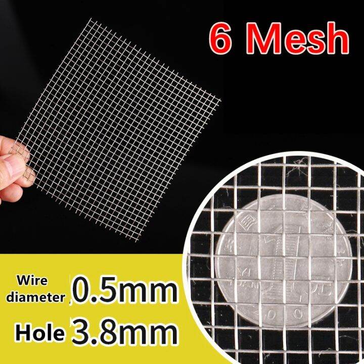 304 Stainless Steel Filter Mesh Screen 4-500 Mesh Stainless Steel Woven Mesh Metal Wire Mesh Screening Car Fix Sheet Net Tools