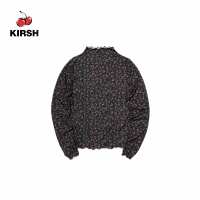 ② [Kirsh] เสื้อยืดคอกลมแขนยาวลายเชอร์รี่ 22AW เกาหลี เสื้อยืดผู้หญิง ลำลอง เสื้อยืดประจำวัน เสื้อสตรี เสื้อยืดแขนสั้นเกาหลี แบรนด์เกาหลี สไตล์เกาหลี เสื้อยืดผู้หญิง ผู้หญิงเกาหลี