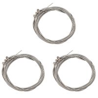 3X Set of 4 Steel Strings for 4 String Bass Guitar