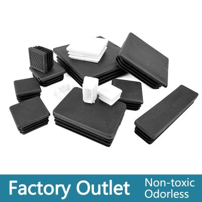 10Pcs Steel square pipe plug Plastic Furniture Leg hole dust cover Chair Blanking End plug Anti Slip Feet Protector Pad Hardware