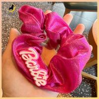 RM5B9G89Z แฟชั่นสำหรับผู้หญิง ตุ๊กตาบาร์บี้ scrunchie สีทึบทึบ อีลาสติก ยางรัดผม ของใหม่ หางม้าหางม้า เชือกมัดผม สำหรับผู้หญิง