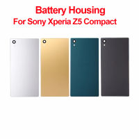 ฝาครอบด้านหลังใหม่สำหรับ Sony Xperia Z5 Compact เคสกระจกหลังตัว E5823 E5803ขนาดเล็ก