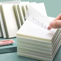 ◈❆☃ 50sheets Transparent Posted it Sticky Note Pads Notepads Posits Papeleria Journal School Stationery office Supplies