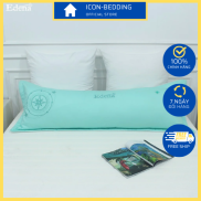 Vỏ Gối Đôi Cotton 45x140cm Edena - CAO CẤP, CHÍNH HÃNG BY ICON-BEDDING