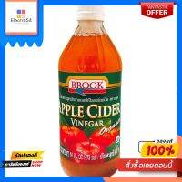 บรูคน้ำส้มสายชูหมักแอปเปิ้ลออแกนิค16อ.BROOK APPLE CIDER VINEGAR ORGANIC16OZ