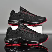 Shock-Absorbing Male Sneakers Running Shoes Air Mesh Breathable Cushion Shoes Outdoor Lace Up Walking Jogging Athletic Footwear