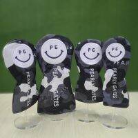 New product golf set smiling face head unisex club protective camouflage ball