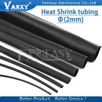 5 Meters High quality Black 2mm Heat Shrink Heatshrink Heat Shrinkable Tubing Tube Sleeving Wrap Wire Black Color