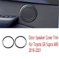 brand new 4PCS Inner Door Speaker Tweeter Ring Cover Door Speaker Cover Trim for Toyota GR Supra A90 2018 2021