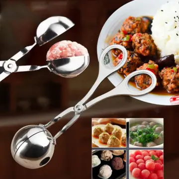 1set Kitchen Fishball Meatball Maker, Stuffing Meat Cooking Tool