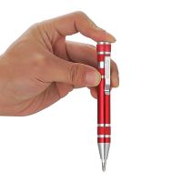 Multi-function Screwdriver Tool Pen Aluminum Alloy Screwdriver 8-in-1 Precision Screwdriver Set Convenient Pen Repair Tool 1Set