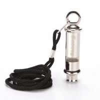 10pcs metal promotional whistle with lanyard  good quantity  Safety Whistles Laser engraving SCOUTS whistle Survival kits