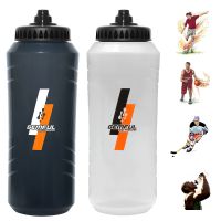 Squeeze Sport Water Bottle 1 Litre Leak Proof Hockey 32 OZ Wide Mouth for Football Soccer Basketball Gym