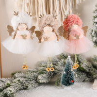 Xmas Tree จี้เครื่องประดับ2023ของขวัญปีใหม่ Christmas Angel ตุ๊กตาคริสต์มาสสำหรับตกแต่งบ้าน Xmas Decor