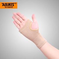 AQLIKES FABRIC WRIST SUPPORT ผ้าสวมข้อมือลดปวดระหว่างข้อมือ เนื้อผ้ายืดใส่สบาย ระบายอากาศ ใช้คู่กับครีมน้ำมันแก้ปวดได้  ***1 ซองมี 2 ชิ้น***