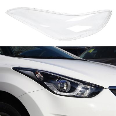 Car Front Headlamp Lens Car Replacement Auto Shell Cover for Hyundai Elantra 2012-2016