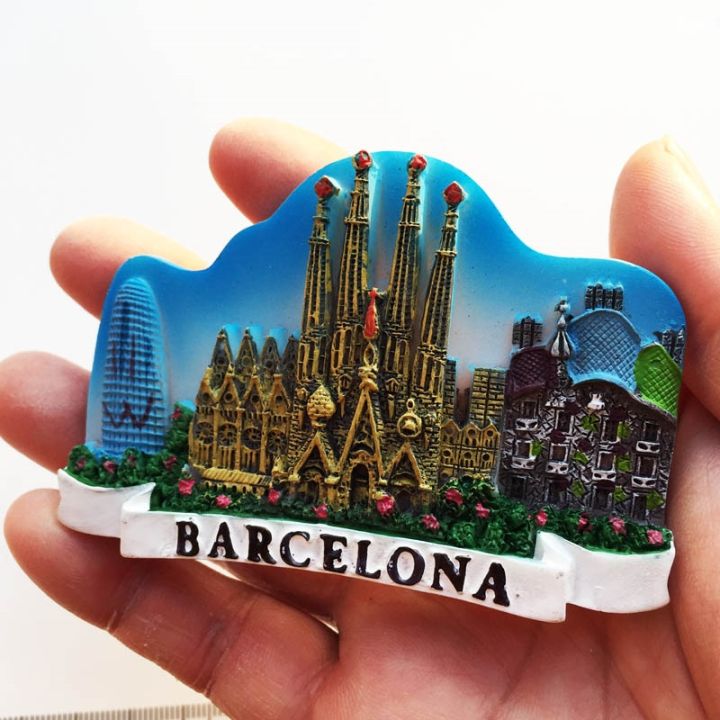 spain-fridge-magnetic-stickers-barcelona-tourist-souvenirs-fridge-magnets-home-decor-photo-wall-stickers-wedding-gifts