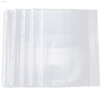 ♈ Filling Bag Clear File Protector Plastic Loose Leaf Pouch Folder Inner Paper Pocket Transparent Page Document Filing Bags