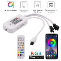 DC 5V 12V 24V Dream Color RGB 24Key Infrared Controller Bluetooth APP Remote Control For WS2812B WS2811 Ambient LED Strip Lights