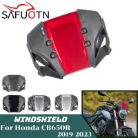 ☜JQuery CB650R CB1000R หน้าจอด้านหน้ากระบังลมกระจกบังลมกระจกหน้ารถสำหรับ Honda CB 650R 650 R 2019-2023อุปกรณ์เสริมกระจกบังลมหมวกกันน็อค