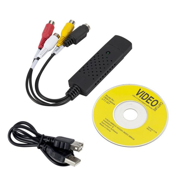 usb-2-0-video-converter-audio-capture-card-vhs-box-vhs-vcr-tv-to-digital-converter-support-win-7-8-10-adapters-cables