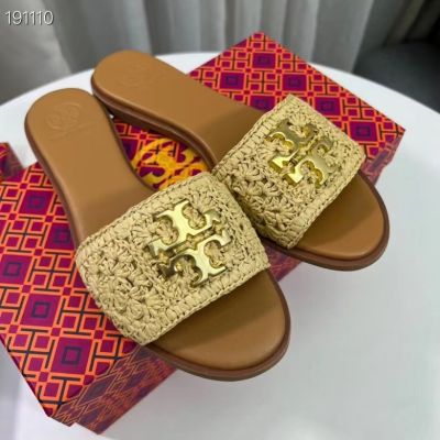 2023 new TORY BURCH Woven Flat Slippers