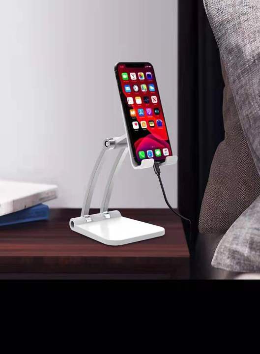 ขาตั้งโทรศัพท์-tablet-stand-แท่นวางโทรศัพท์มือถือ-สมาร์ทโฟน-แท็บเล็ต-แบบตั้งโต๊ะ-อลูมิเนียมอัลลอย-แข็งแรง-ทนทาน-ตัวใหม่