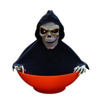Grim Ghost Candy Bowl Candy Ghost Compote Ghost Tricky Toy Scary Theme Party Supplie Halloween Party Decoration Prank Joke Toys