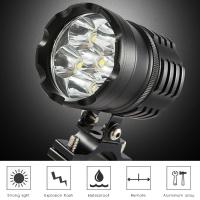 1Piece 6000K Motorcycle Lamp 6LED Driving Spot Head Lamp Auxiliary Fog Light Motor Accessories 12V