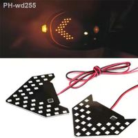 ✺✎ 1x Car Styling LED Turn Signal Light Rear View Mirror Arrow Panels Indicator Light Rearview Mirror Signal bulb 12V 14 SMD Yellow