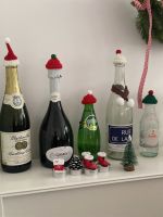 Abao-Christmas Decoration New Year Cute Props Christmas Arrangement Snowman Lights String Wine Bottle Hat Desktop Christmas Tree