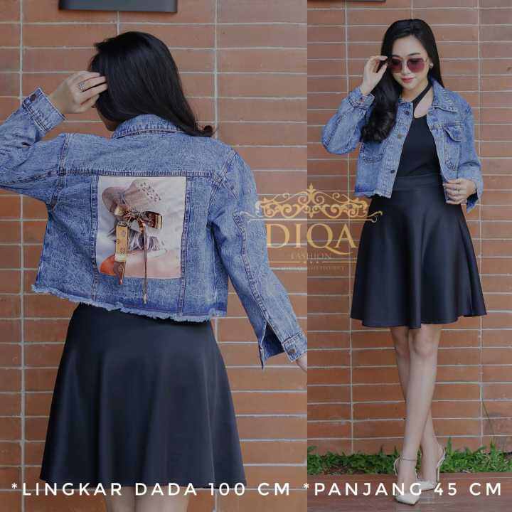 JAKET LEVIS WANITA JUMBO JAKET CROP JUMBO XXXL LD 130 JAKET JEANS