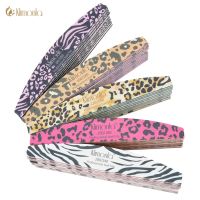 3/5/10Pcs Nail File lime 100 180 nail accessories Hot Leopard Print nail files and buffers set tools for false nails 180/240