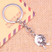 20pcs New Fashion Keychain 16x25mm Ms. Cap Hat Pendants Men Jewelry Car Chain Holder Souvenir