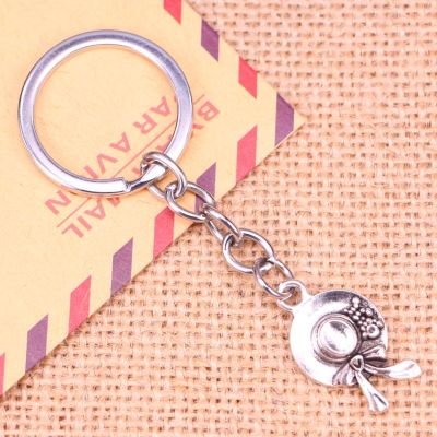 New Fashion Keychain 16x25mm Ms. Cap Hat Pendants Men Jewelry Car Chain Holder Souvenir