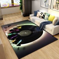 【YF】 3D Creative Music Cartoon Area Rug LargeCarpet for Living Room Bedroom Sofa Doormat Decorationkids Play Non-slip Floor Mat