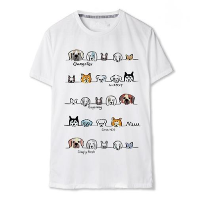 dog tshirt MUUNIQUE Graphic P. T-shirt เสื้อยืด รุ่น GPT-304 👕🛒