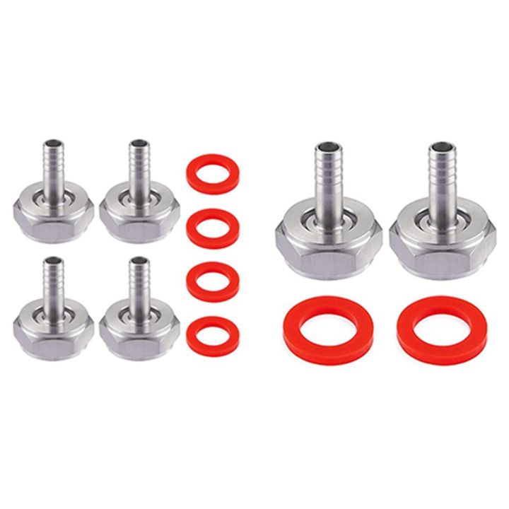 Stainless Steel Beer Keg Coupler Fitting,Beer Line Connector Kit,Hex