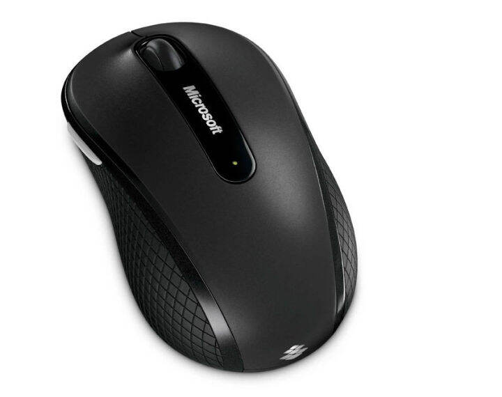 Microsoft 4000 2 4แทร็กเมาส์ไร้สาย GHZ สีน้ำเงินสำหรับ MAC แล็ปท็อป ...