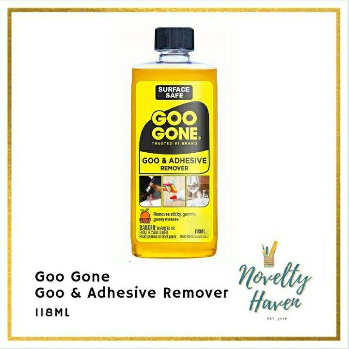 Goo Gone Goo and Adhesive Sticker Residue Wax Glue and Tape Remover