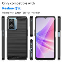 สำหรับ OPPO Realme Q5i เคสโทรศัพท์ Realme Q5i กันกระแทกเคลือบลายแปรงเคสคลุมด้านหลังซิลิโคนเนื้อนิ่ม TPU