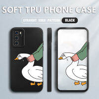 เคสoppoa16 Cartoon Goose Soft TPU แฟชั่น ตัวละคร โทรศัพท์มือถือ เคส ซิลิโคนกรอบสี่เหลี่ยม ฝาหลังเรืองแสง